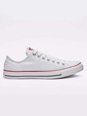 Converse Low-Top Canvas Sneakers in White | Men’s 9/Women’s 11